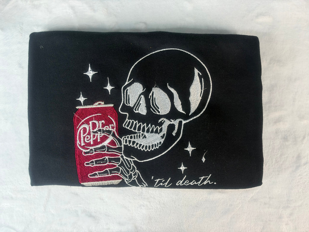 Dr P Short Sleeve Embroidered Cotton T-Shirt