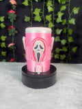 Pink Ghost Can Holder